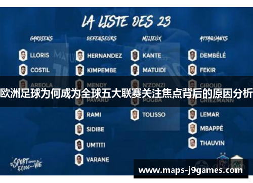 欧洲足球为何成为全球五大联赛关注焦点背后的原因分析
