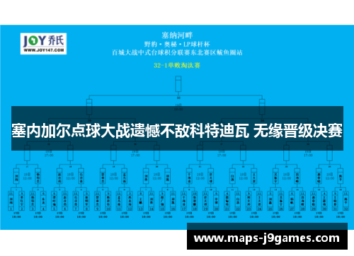 塞内加尔点球大战遗憾不敌科特迪瓦 无缘晋级决赛